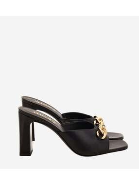 Verse Icon Chain Mule In Calf(PLEASE REQUEST YOUR SIZE BEFORE PURCHASING)